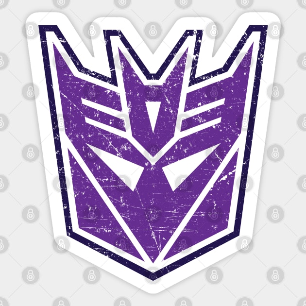 Classic Decepticon Sticker by TonieTee